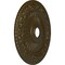 Ekena Millwork Bellona Ceiling Medallion (Fits Canopies up to 3 5/8"), 23 5/8"OD x 3 5/8"ID x 1 1/8"P, Brass CM23BEBRS - alternate 3